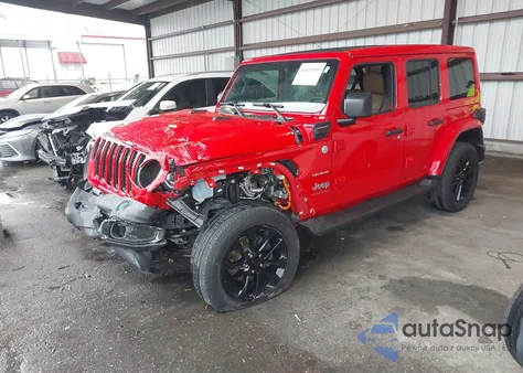 2023 Jeep Wrangler 4Xe Sahara 4X4 z USA, uszkodzony, nr VIN 1C4JJXP6XPW524137